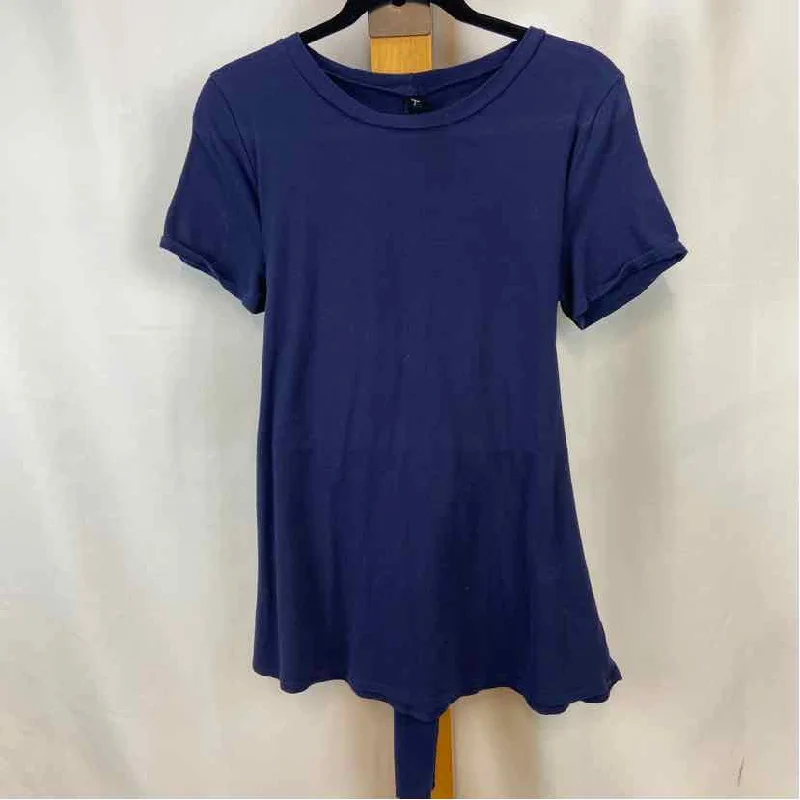 Agnes & Dora Women's Size L Navy Solid Tunic