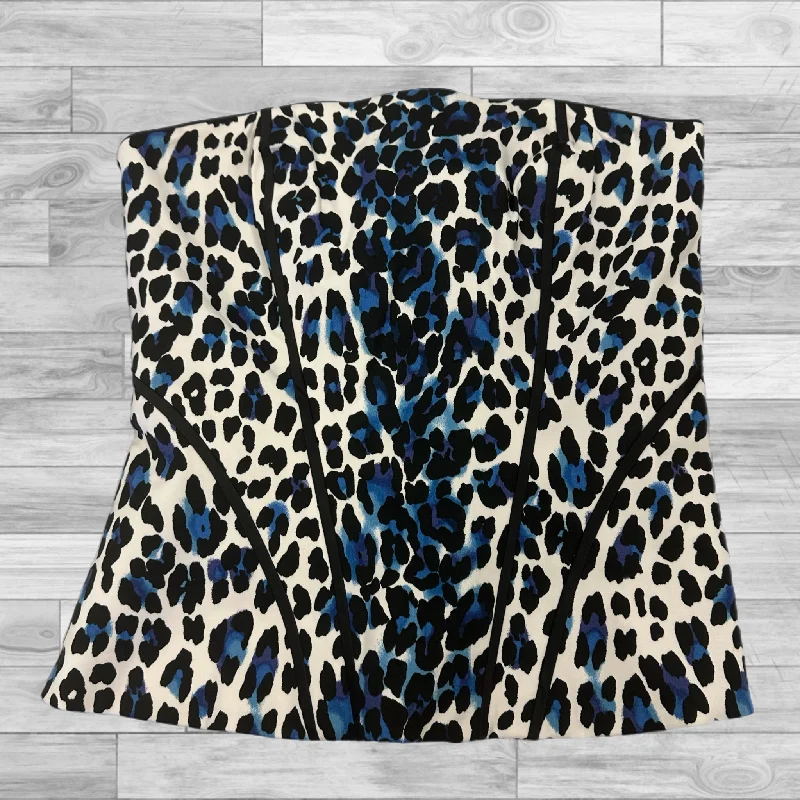 Top Sleeveless By White House Black Market In Animal Print, Size: S