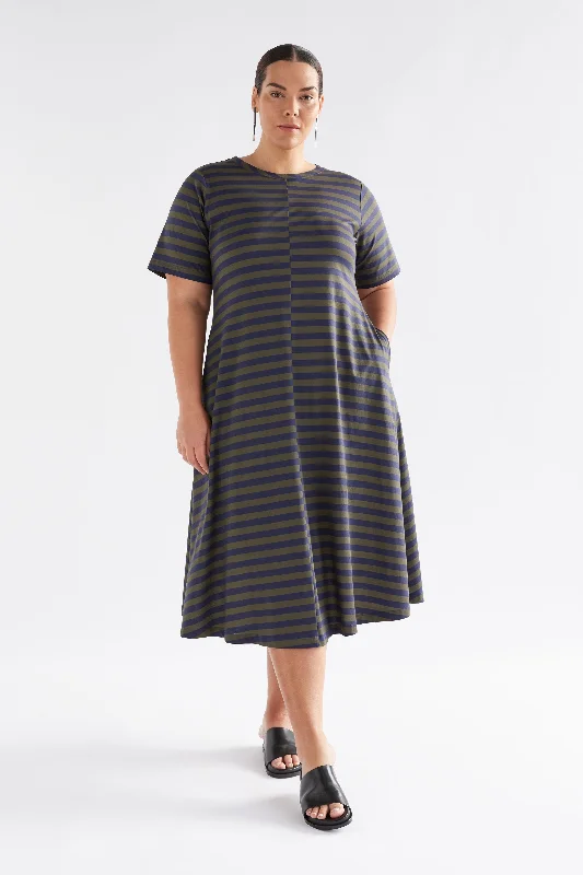 Dega Stripe Jersey Dress