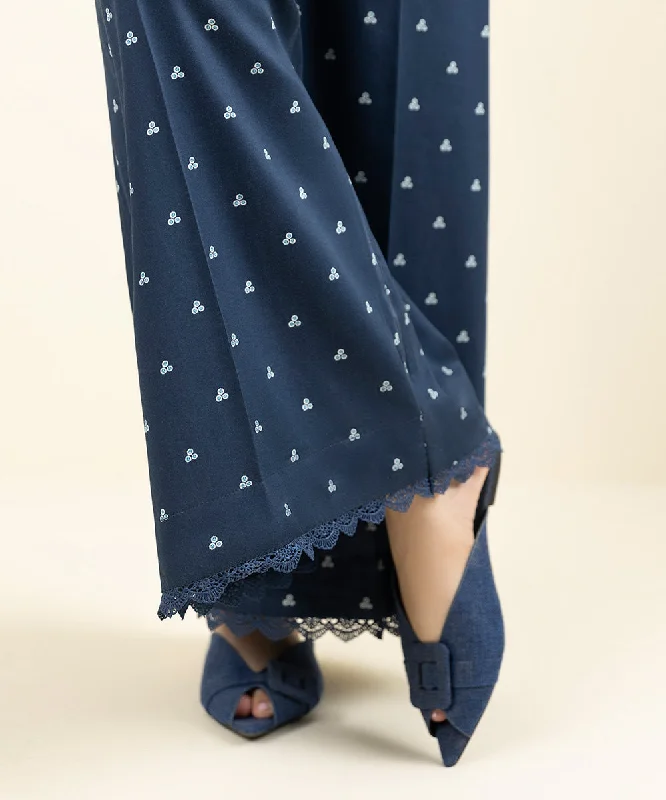 Printed Satin Culottes