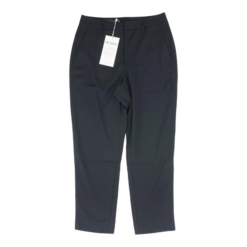 Black Solid Chino Pants