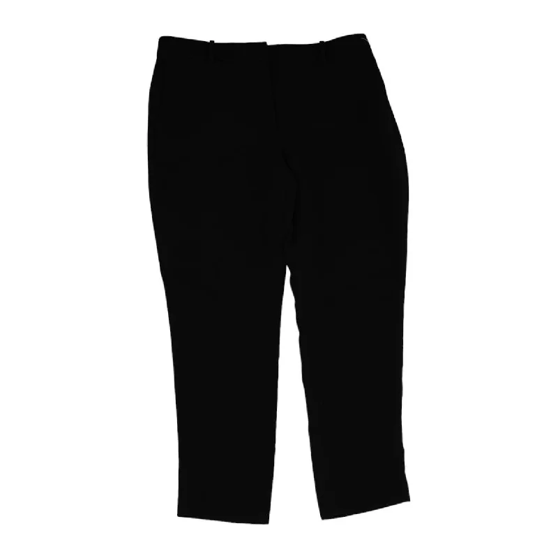 Black Solid Dress Pants