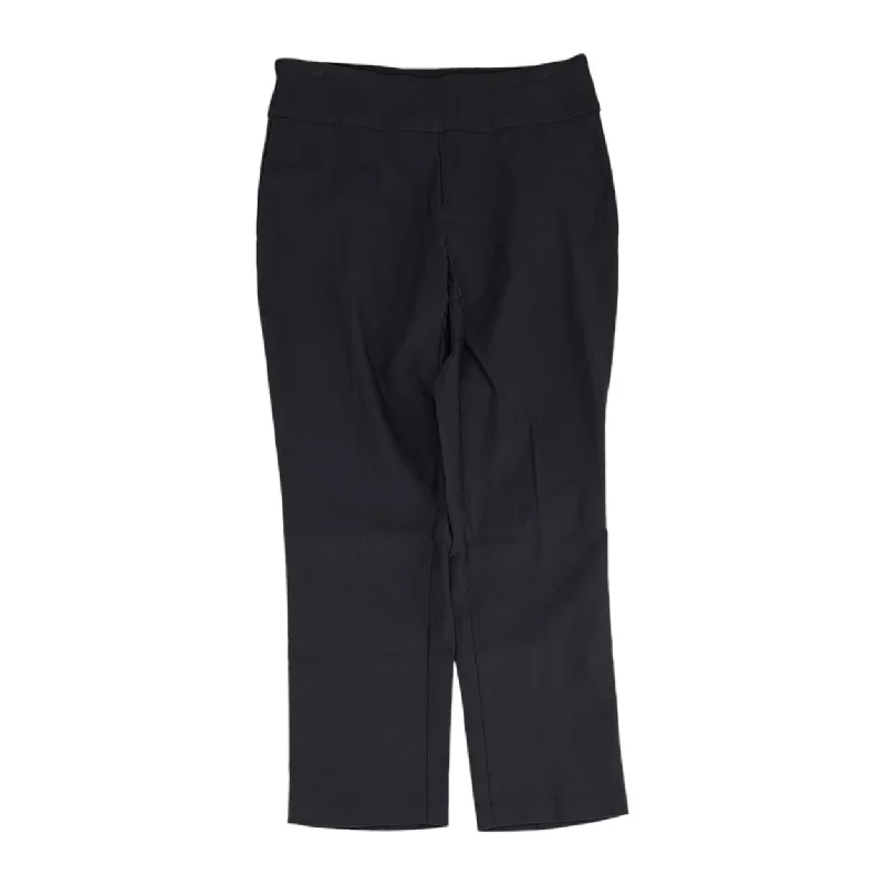 Black Solid Dress Pants