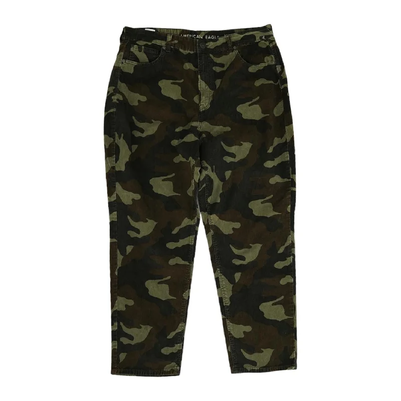 Green Camo Five Pocket Pants