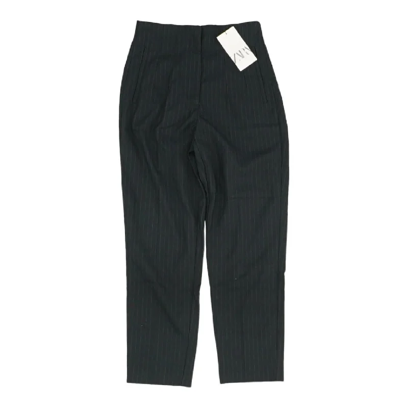 Navy Striped Dress Pants