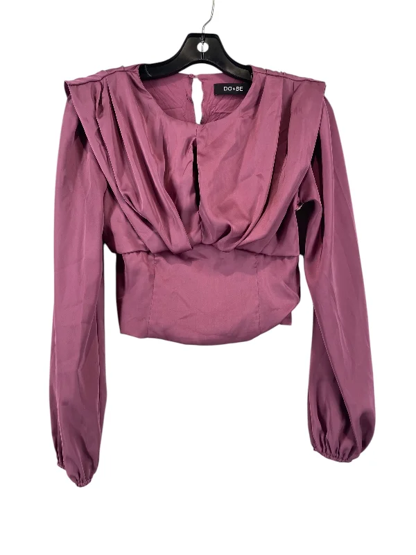 Top Long Sleeve By Clothes Mentor In Purple, Size: S