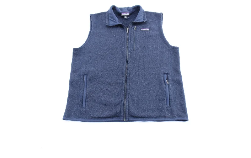 Patagonia Logo Patch Blue Zip Up Vest